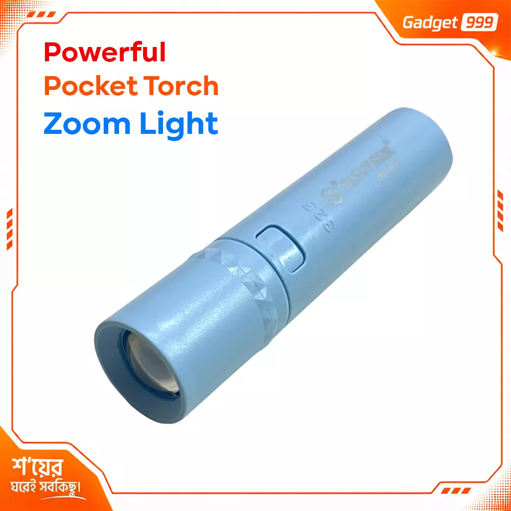 Powerful Mini LED Rechargeable Zoom Light with 3 Modes
